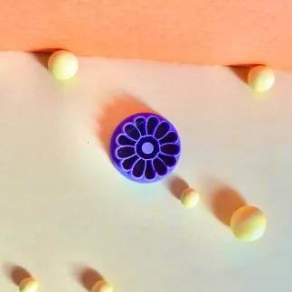 Polymer clay cutter: sunken center daisy - Lylo Tools