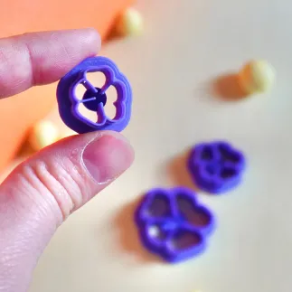 Polymer clay cutter: Poppy - Lylo Tools