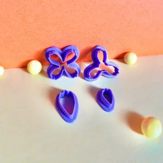 Polymer clay cutter: chrysanthemum petals - Lylo Tools