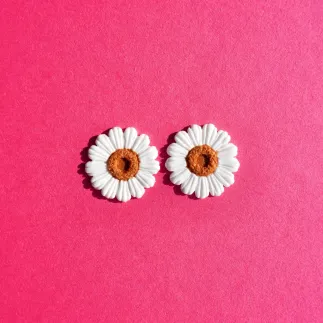 Polymer clay cutter: sunken center daisy - Lylo Tools