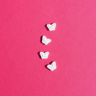 Cutter for polymer clay - Butterfly with mark