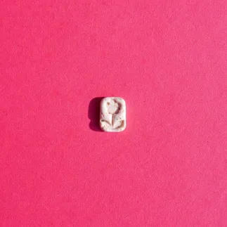 Cortador para arcilla polimérica - Charm flor con hojitas