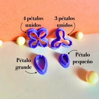 Cortador para arcilla polimérica: pétalos de crisantemos - Lylo Tools