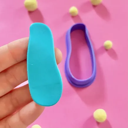 Polymer clay cutter: organic elongated shape - Lylo Tools