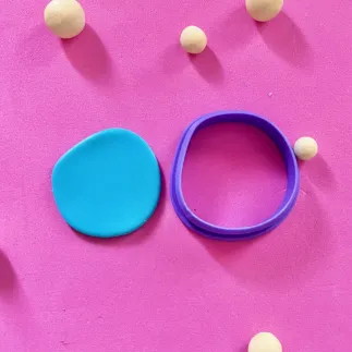 Cortador para arcilla polimérica: forma circular orgánica - Lylo Tools
