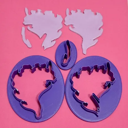 Polymer clay cutter: coral organic shape 2 - Lylo Tools