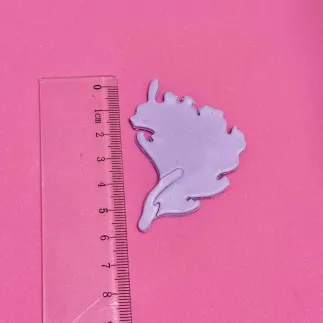 Polymer clay cutter set - coral organic shape 2