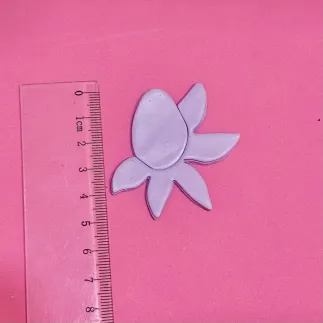 Polymer clay cutter set - floral organic shape 2