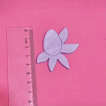 Polymer clay cutter set - floral organic shape 2