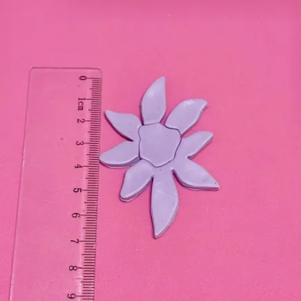 Polymer clay cutter set - floral organic shape 3
