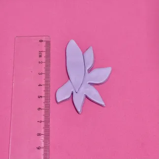 Set cortadores para arcilla polimérica - forma orgánica floral 4