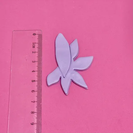 Polymer clay cutter set - floral organic shape 4