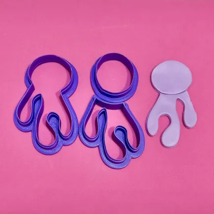 Polymer clay cutter: coral organic shape 3 - Lylo Tools