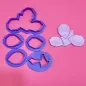 Polymer clay cutter set – abstract shape
