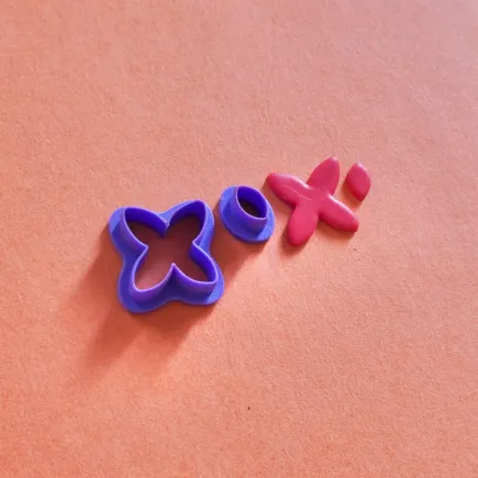 Polymer clay cutter set - flower 2