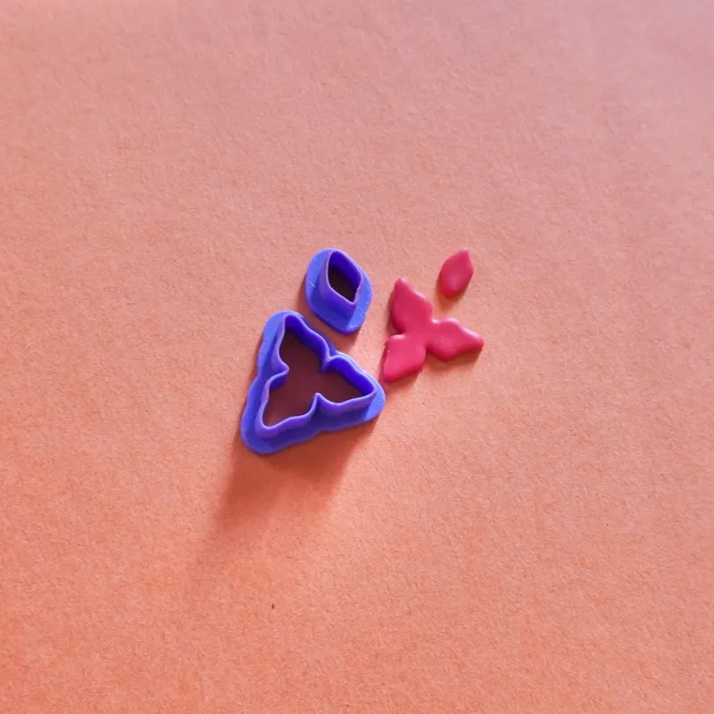 Polymer clay cutter set - flower 4