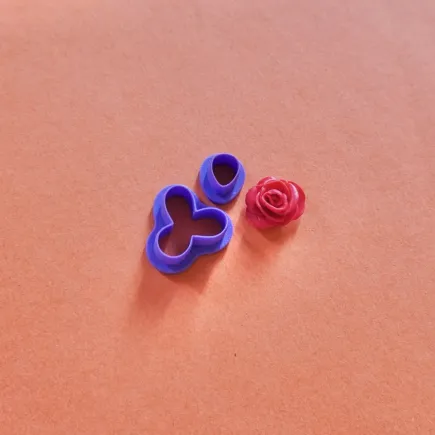 Set cortadores para arcilla polimérica - flor 5