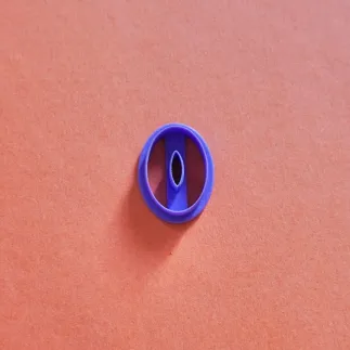 Polymer clay cutter: oval without center - Lylo Tools