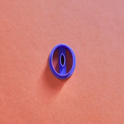Polymer clay cutter: oval without center - Lylo Tools