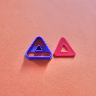 Polymer clay cutter - centerless triangle