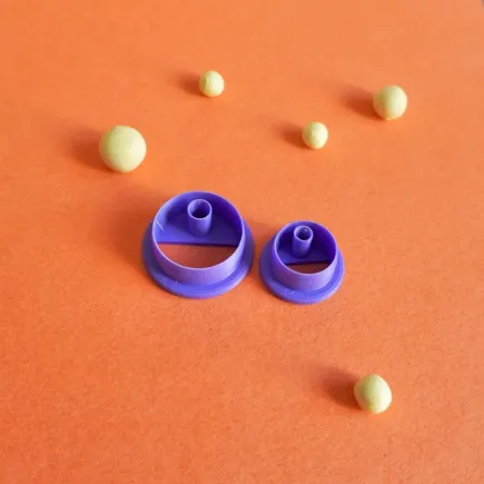 Polymer clay cutter - circle for charm