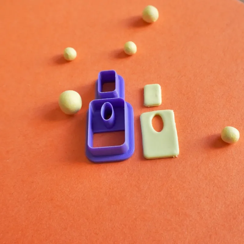 Polymer clay cutter set - rectangles