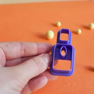 Polymer clay cutter set: rectangles - Lylo Tools