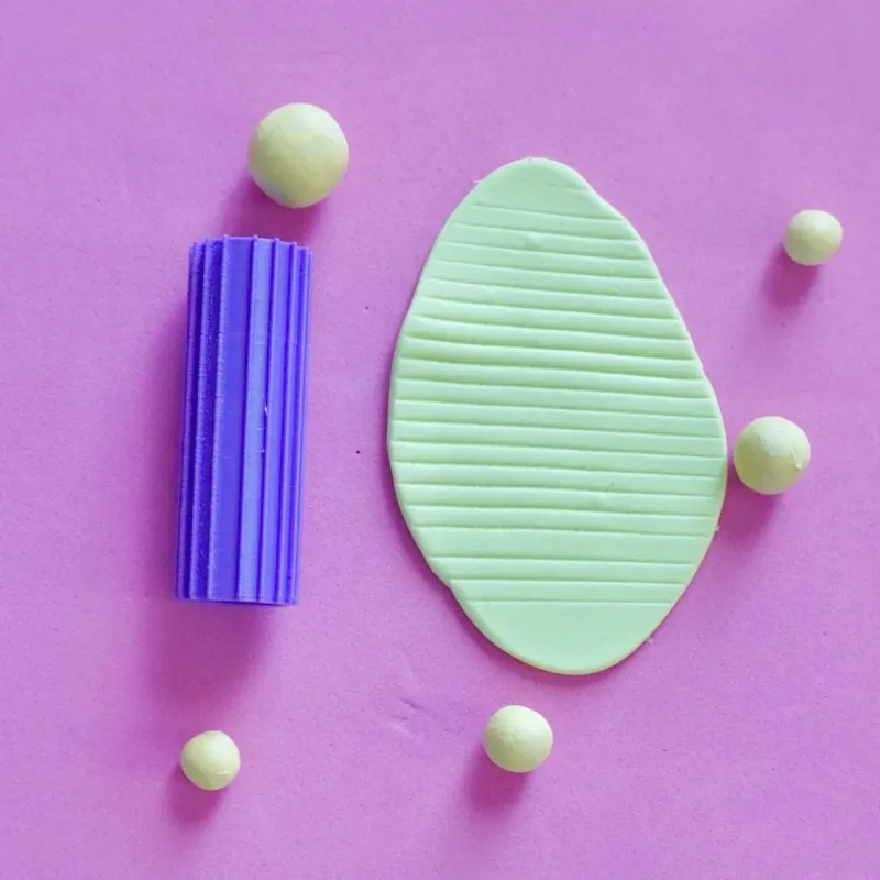 Texture Roller for Polymer Clay - Spaced Lines